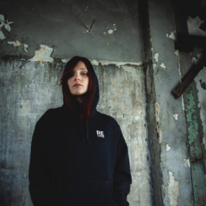 R/C HOODIE UNISEX // BLACK