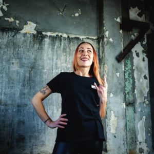R/C WOMEN'S T-SHIRT INLINE // BLACK